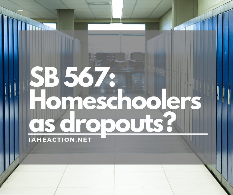 SB 567: Homeschoolers as dropouts?